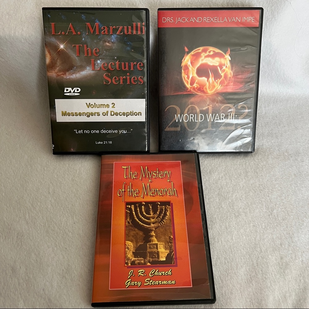 The Lecture Series, World War III, and Mysteries of the Menorah 4 DVD Set